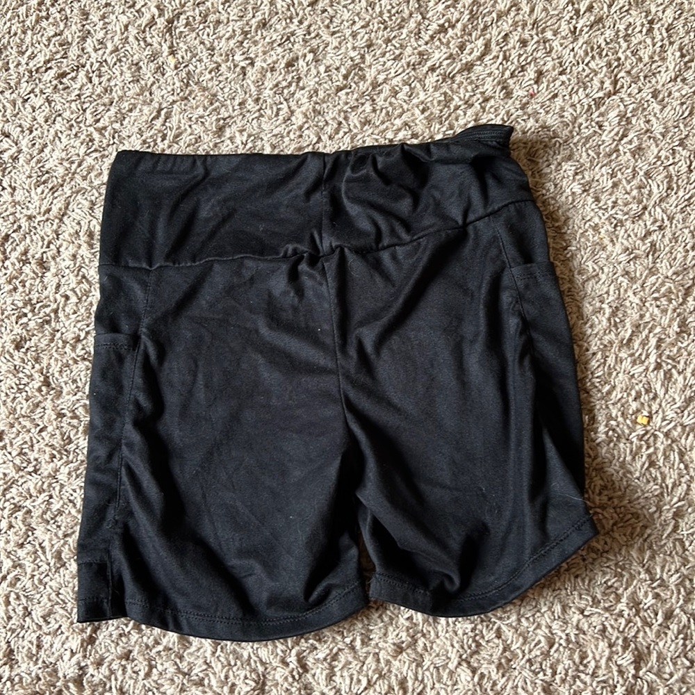 Black biker shorts